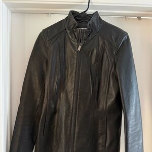 DKNY Black Leather Jacket